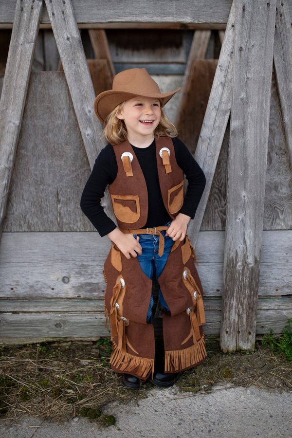 Cowboy Vest and Chaps by Great Pretenders