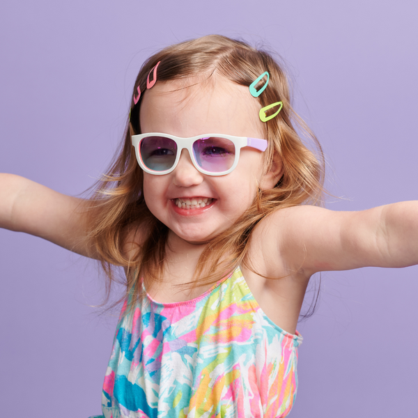 Iridescent Orchid Two-Tone Navigator | Opaque Opal Gradient Lenses