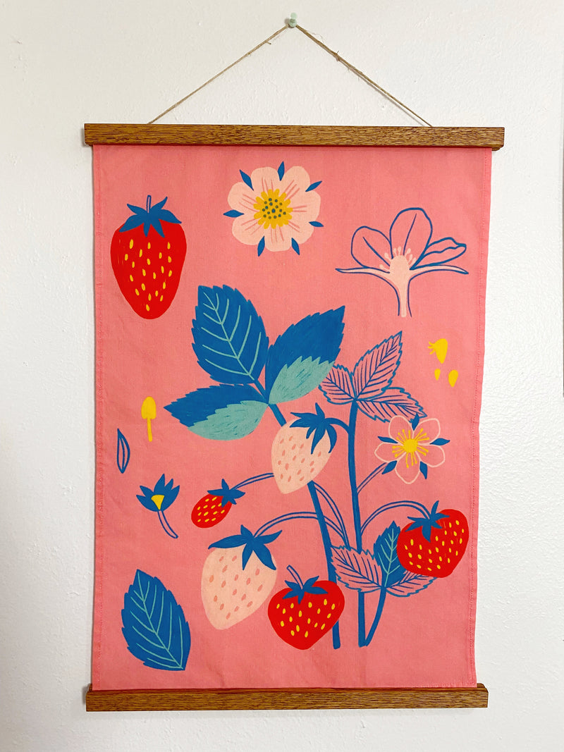 Strawberry Acres Tea Towel for Canal