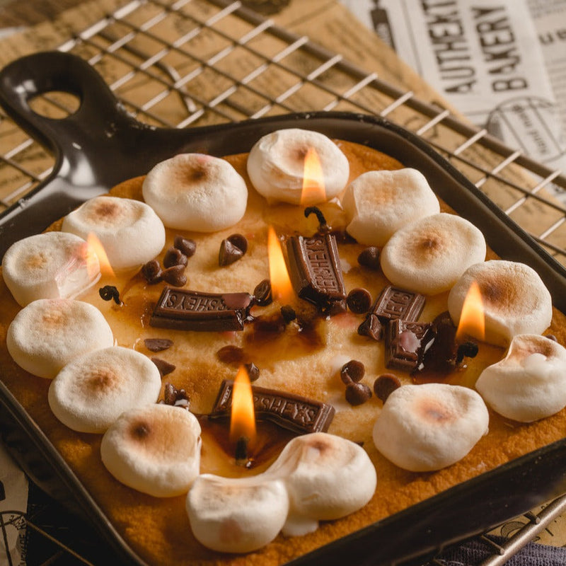 Skillet S'more Chocolate and Marshmallow Candle by Southlake Gifts