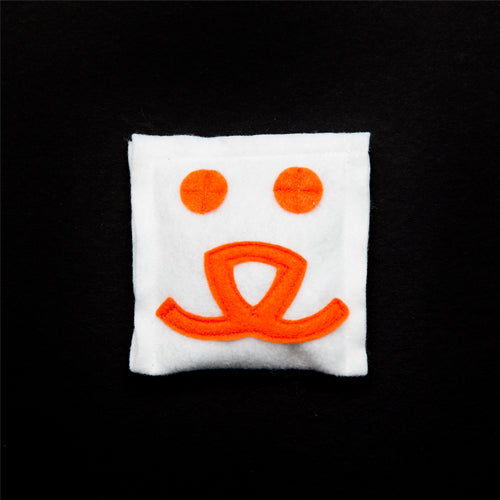 Catnip Kitty Toy, Orange Logo