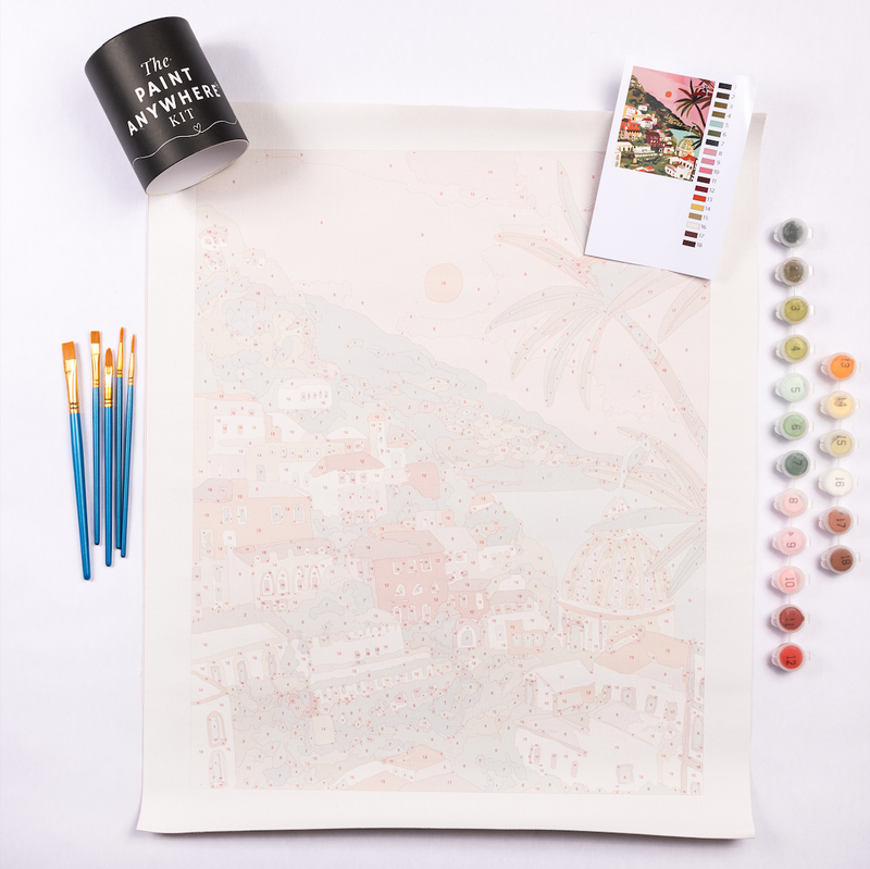 Amalfi Sunset by Hebe Studio Paint by Numbers Deluxe
