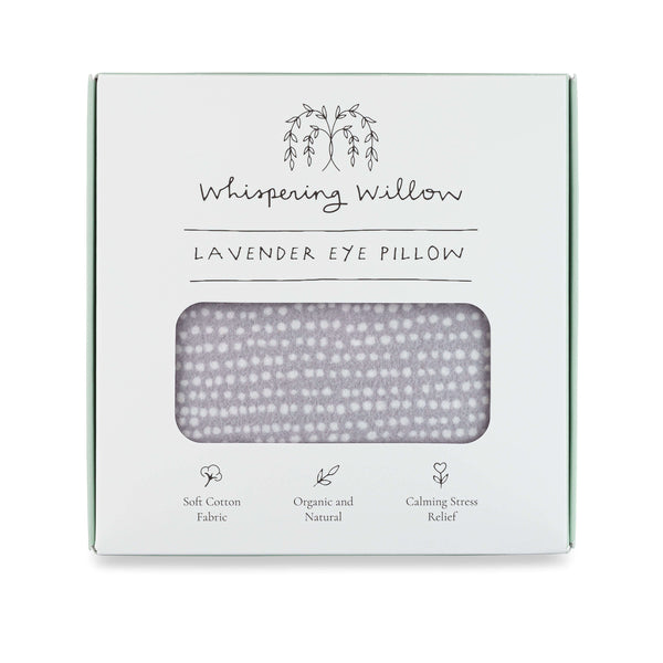 Tranquil Gray Lavender Eye Pillow