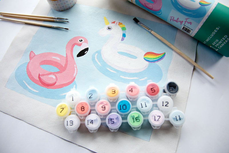 Floating Fun Paint-by-Numbers by Pink Picasso Kits