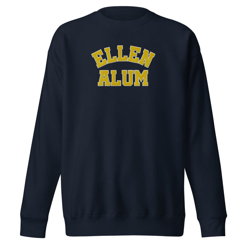 Ellen Alum Embroidered Sweatshirt - Navy