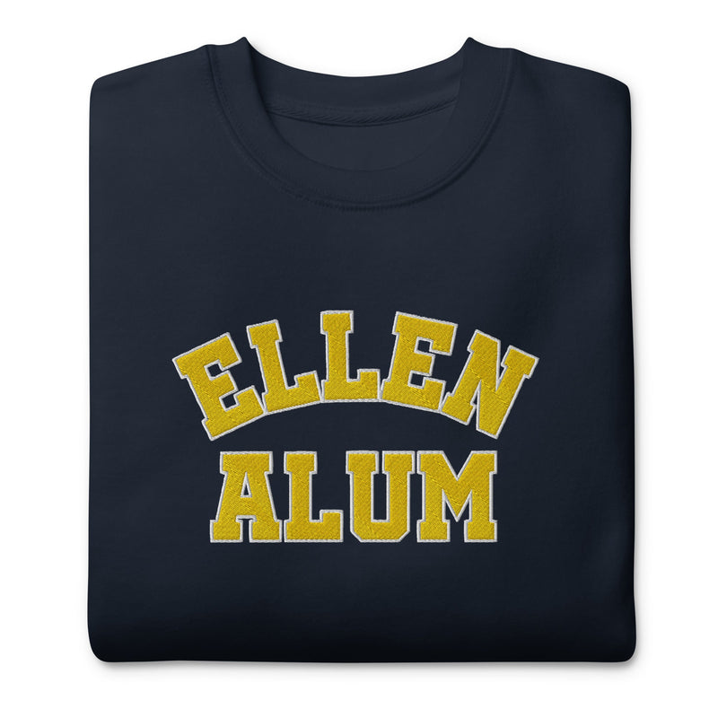 Ellen Alum Embroidered Sweatshirt - Navy