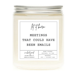 Meetings That Could Have Been An Email Candle by Wicked Good Perfume
