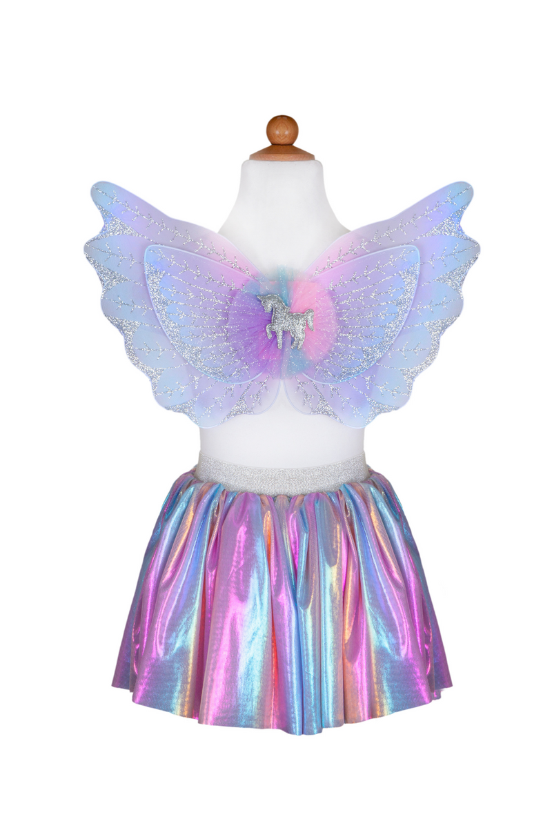 Magical Unicorn Skirt & Wings Pastel by Great Pretenders