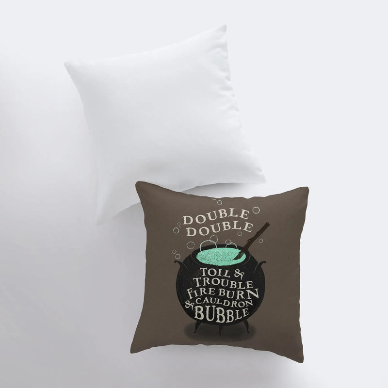 Black Cauldron Boiling Pillow Cover | Fall Décor | Halloween Pillows | Halloween Décor | Fall Throw Pillows | Cute Throw Pillows by UniikPillows