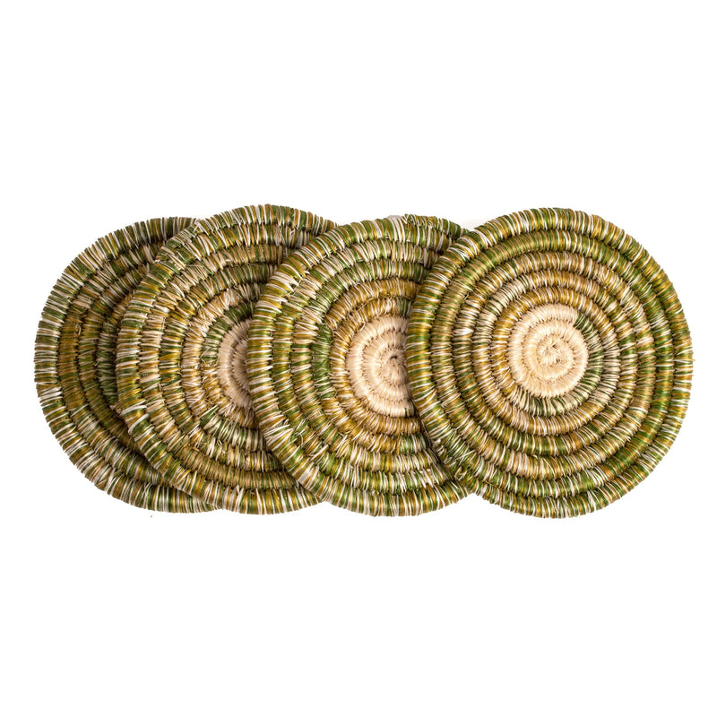 Restorative Greens Coasters - Forest, Set of 4 by Kazi Goods
