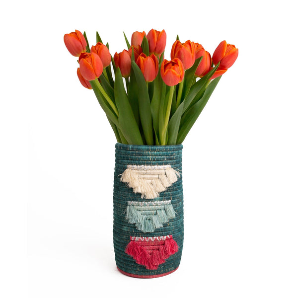 Mother's Day Celebration Vessel - Flower or Wine Vase by Kazi Goods