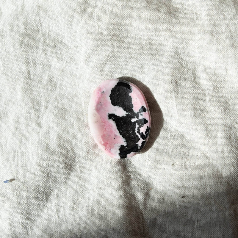 Rhodonite Worry Stone by Tiny Rituals