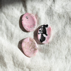 Rhodonite Worry Stone by Tiny Rituals