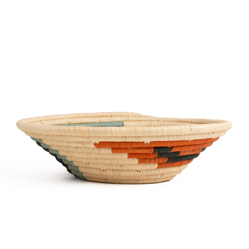Seratonia Woven Bowl - 10" Palm by Kazi Goods