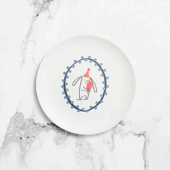 Illustrated Plate - Set of 4 | Mixed by Bohemian Mama