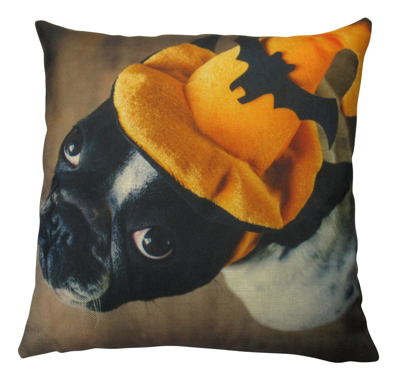 French Bull Dog | Throw Pillows | Bull Dog Pillow | Bulldog Pillow Case | Halloween Pillow | Bulldog | Decorative Pillow Covers | Gift by UniikPillows