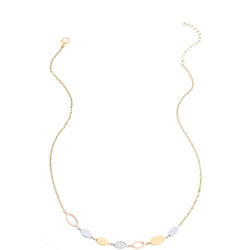 Metal Noncommittal Tricolor Necklace by Made for Freedom