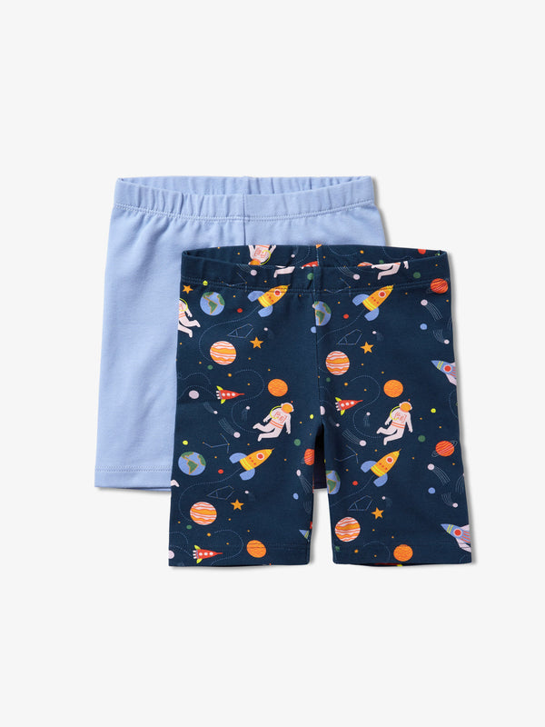 Biker Shorts 2 Pack - Space Exploration by Piccolina
