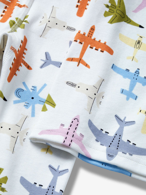 Short Sleeve Pajamas - Aviation by Piccolina