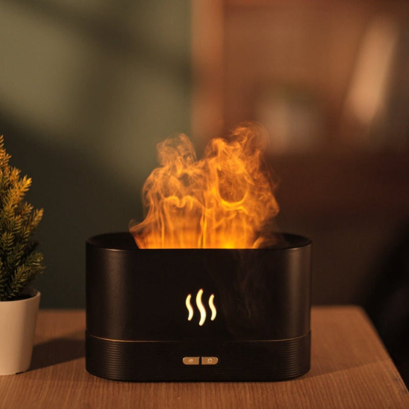 Fireplace Flame-Effect Humidifier Lamp by Multitasky
