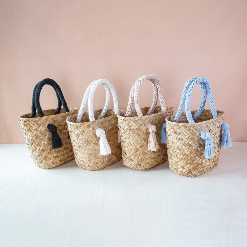 Oat Small Classic Market Tote by LIKHÂ
