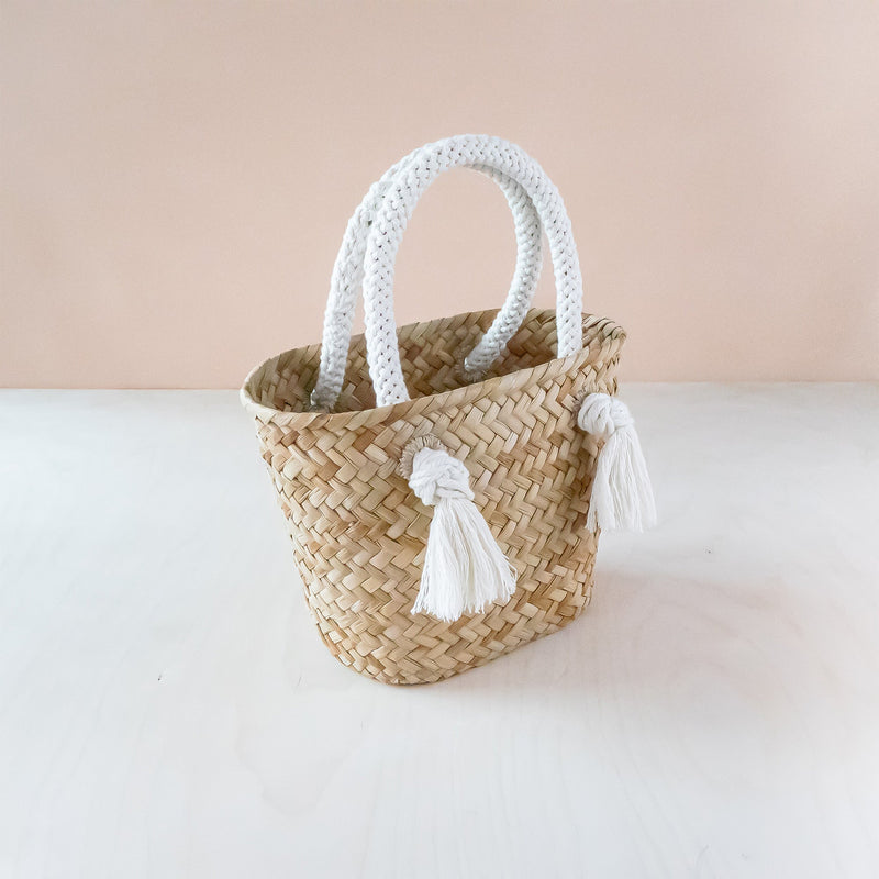 Oat Small Classic Market Tote by LIKHÂ