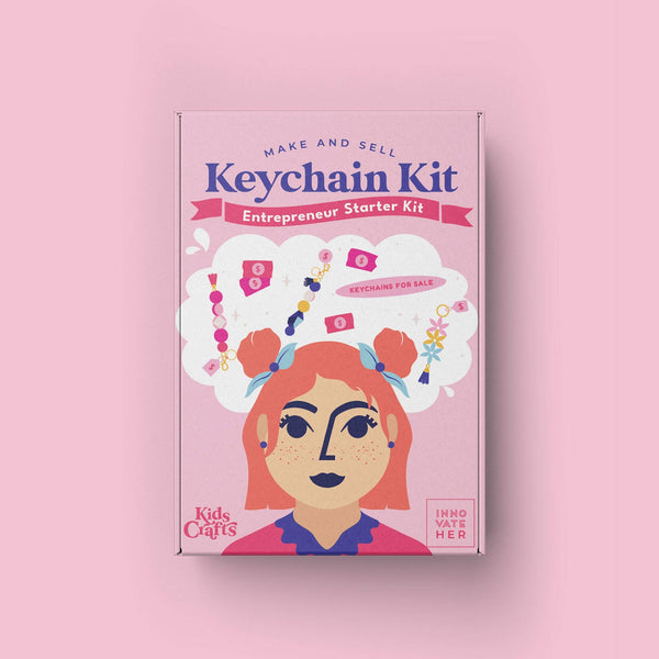 Make And Sell Keychain Craft Kit by Kids Crafts