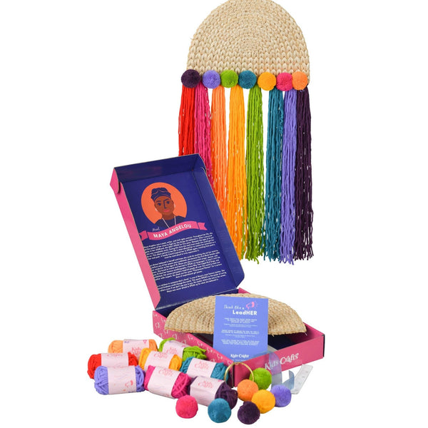 Speak like Maya Rainbow Wall Hanging Craft Kit by Kids Crafts